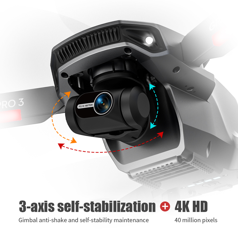 L106 Pro 3 Drone 5G WIFI FPV F - Drone Gimbal recension och pris