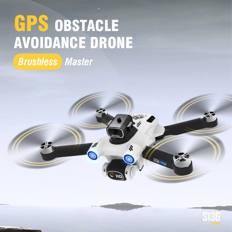 Drone S136 Pro Ultra Rc Drones - Drone Gps Mount recension och pris