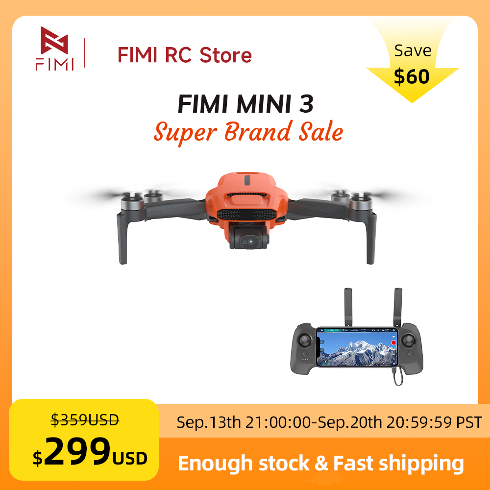 FIMI MINI 3 Camere Drone 4K 60 - Drone Gimbal recension och pris